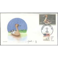 #RW53 Fulvous Whistling Duck Nordic FDC
