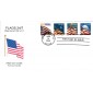 #4240-43 US Flags Norwood FDC