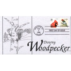#3032 Red-headed Woodpecker Nostalgia FDC