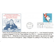 #3187h Dr. Seuss' Cat in the Hat Nostalgia FDC