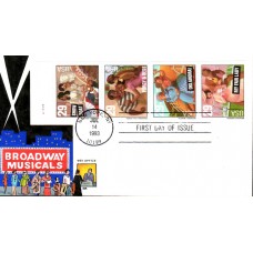 #2767-70 Broadway Musicals Nussenbaum FDC