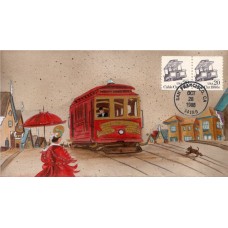 #2263 Cable Car 1880s Olde Well FDC