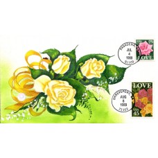 #2378-79 Love - Rose Olde Well FDC
