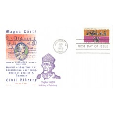 #1265 Magna Carta Overseas Mailer FDC
