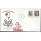 #1282 Abraham Lincoln Overseas Mailer FDC