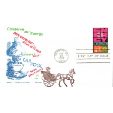 #1547 Energy Conservation Overseas Mailer FDC