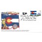 #4280 FOON: Colorado Flag Panda FDC