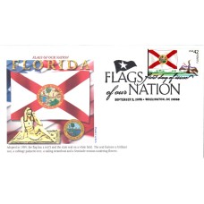 #4284 FOON: Florida Flag Panda FDC