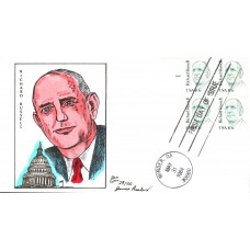 #1853 Richard Russell Plate Paslay FDC