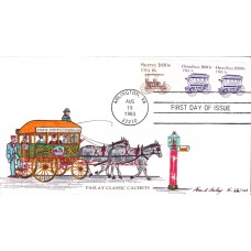 #1897 Omnibus 1880s Paslay FDC