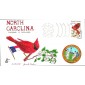 #1985 North Carolina Birds - Flowers Paslay FDC