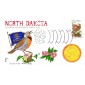 #1986 North Dakota Birds - Flowers Paslay FDC
