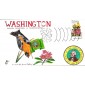 #1999 Washington Birds - Flowers Paslay FDC