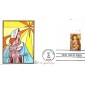 #2107 Madonna and Child Plate Paslay FDC