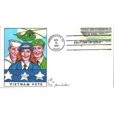 #2109 Vietnam Veterans Memorial Plate Paslay FDC