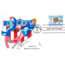 #2142 Winter Special Olympics Paslay FDC
