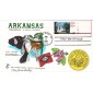 #2167 Arkansas Statehood Plate Paslay FDC