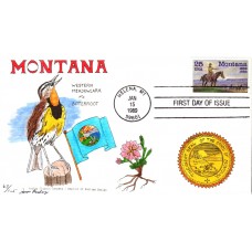#2401 Montana Statehood Paslay FDC