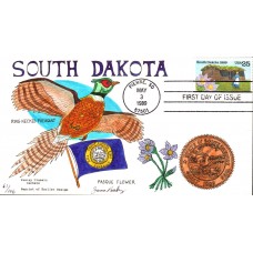 #2416 South Dakota Statehood Paslay FDC
