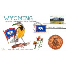 #2444 Wyoming Statehood Combo Paslay FDC