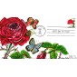 #2490 Red Rose Paslay FDC