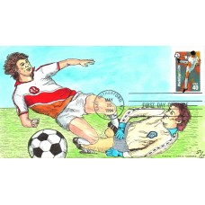 #2835 World Cup Soccer Paslay FDC