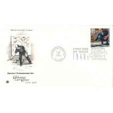 #3186h Abstract Expressionism PCS FDC