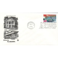 #3561 Greetings From Alabama PCS FDC