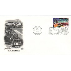 #3565 Greetings From California PCS FDC