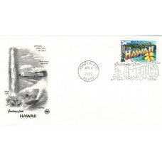 #3571 Greetings From Hawaii PCS FDC