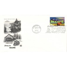 #3579 Greetings From Maine PCS FDC