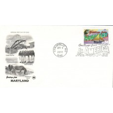 #3580 Greetings From Maryland PCS FDC