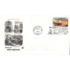 #3591 Greetings From New Mexico PCS FDC