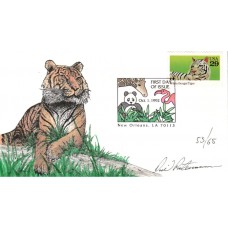 #2709 White Bengal Tiger Peterman FDC