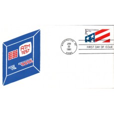 #2522 US Flag Piszkiewicz FDC
