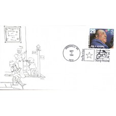 #2858 Jimmy Rushing Pohl FDC