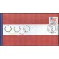 #2528 Flag with Olympic Rings Pointe FDC