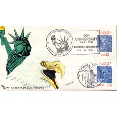 #2224 Statue of Liberty Joint Poormon FDC