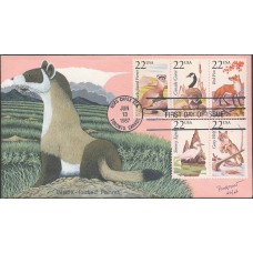 #2321//35 Black-footed Ferret Poormon FDC