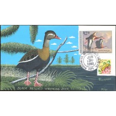 #RW57 Black Bellied Whistling Duck Poormon FDC