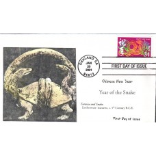 #3500 Year of the Snake PopTop FDC