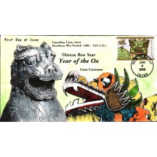 #4375 Year of the Ox PopTop FDC