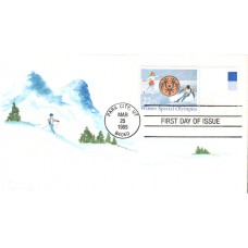#2142 Winter Special Olympics Powell FDC