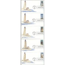 #2470-74 Lighthouses Powell FDC Set