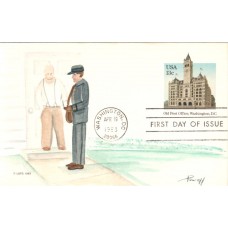 #UX99 Old Washington Post Office Powell FDC