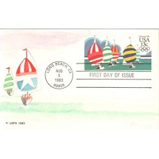 #UX100 Yachting Powell FDC