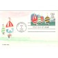 #UX100 Yachting Powell FDC