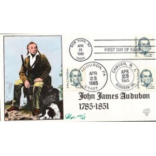 #1863 John J. Audubon Pugh FDC
