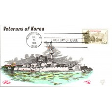 #2152 Korean War Veterans Pugh FDC