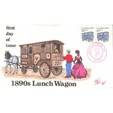 #2464 Lunch Wagon 1890s Pugh FDC